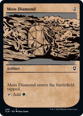 Moss Diamond Showcase 448/361 (Commander Legends: Battle for Baldur's Gate)  | Good Games Modbury