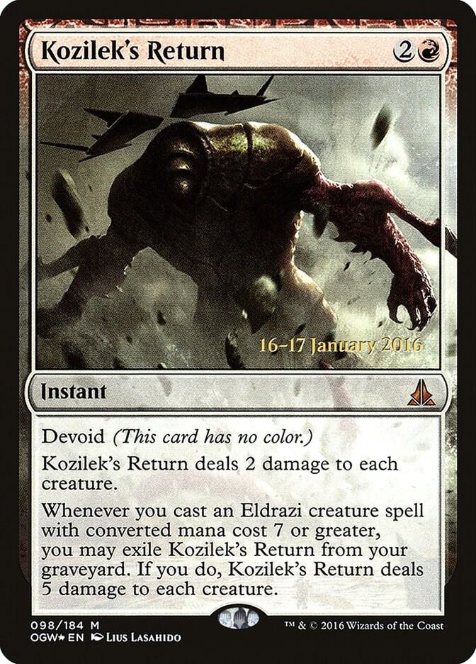Kozileks Return 98s/65 (Prerelease Cards)  - Foil | Good Games Modbury