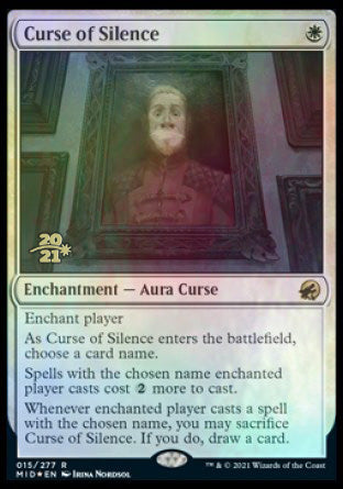 Curse of Silence [Innistrad: Midnight Hunt Prerelease Promos] | Good Games Modbury