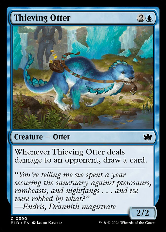 Thieving Otter 390 (Bloomburrow)  - Foil | Good Games Modbury