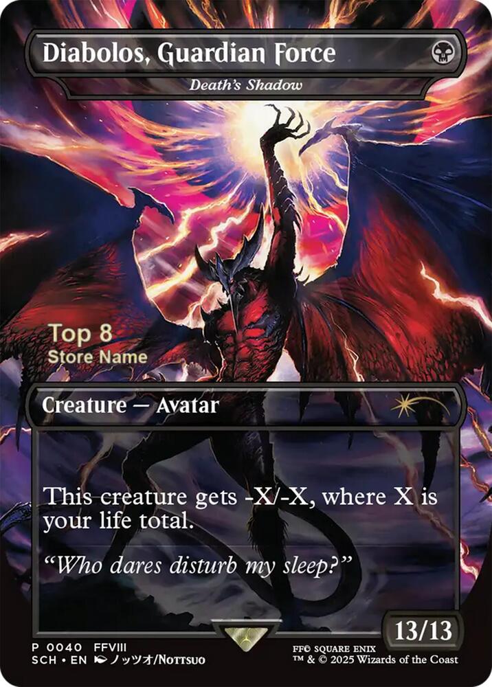 Diabolos, Guardian Force // Death's Shadow 40 (Game Day & Store Championship Promos)  | Good Games Modbury