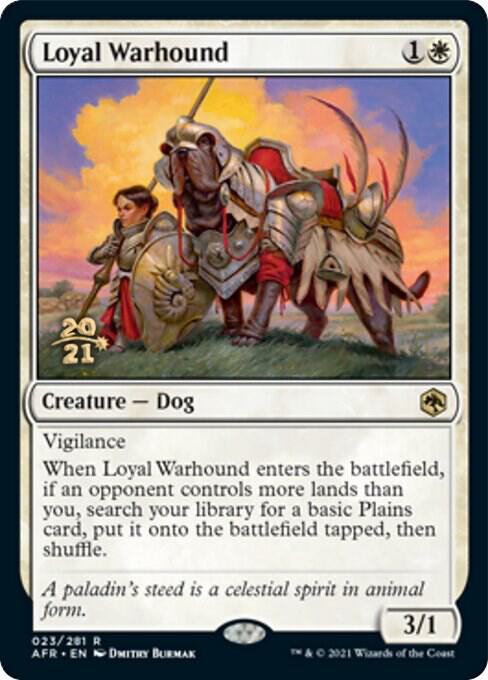 Loyal Warhound 23s/241 (Prerelease Cards)  - Foil | Good Games Modbury