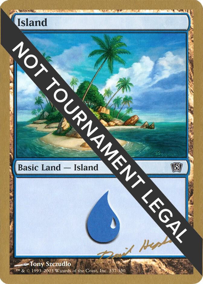 Island 337 2003 Daniel Zink 8ED dz337/142 (World Championship Decks)  | Good Games Modbury
