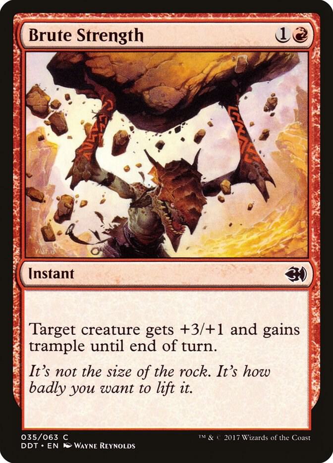 Brute Strength 35/63 (Duel Decks: Merfolk vs. Goblins)  | Good Games Modbury