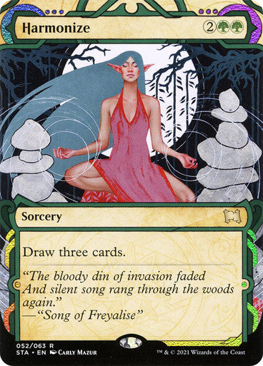 Harmonize  52 (Strixhaven: Mystical Archive)  - Etched Foil | Good Games Modbury