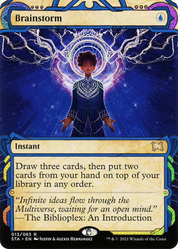 Brainstorm  13 (Strixhaven: Mystical Archives)  - Etched Foil | Good Games Modbury