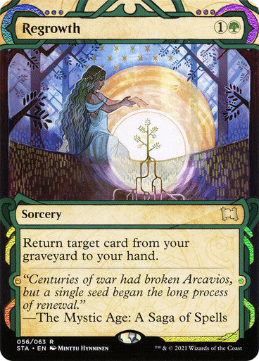 Regrowth  56 (Strixhaven: Mystical Archives)  - Etched Foil | Good Games Modbury