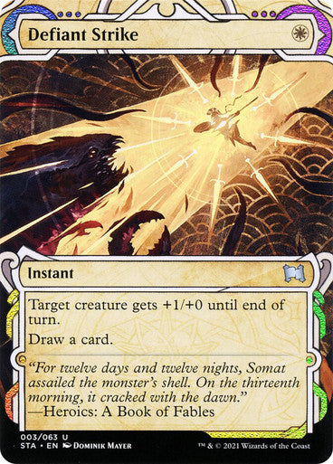 Defiant Strike  3 (Strixhaven: Mystical Archives)  - Etched Foil | Good Games Modbury