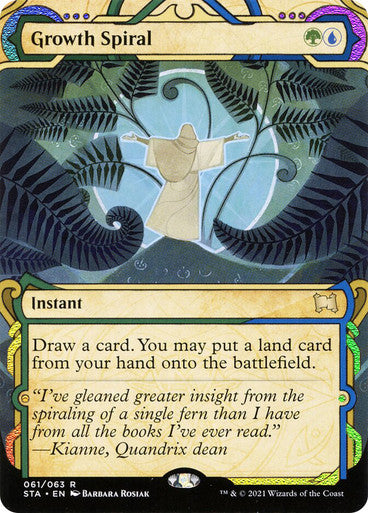 Growth Spiral  61 (Strixhaven: Mystical Archives)  - Etched Foil | Good Games Modbury
