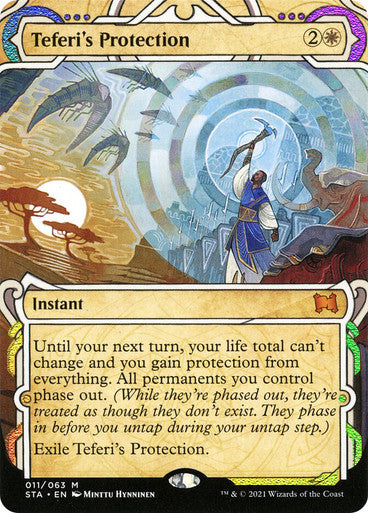 Teferis Protection  11 (Strixhaven: Mystical Archives)  - Etched Foil | Good Games Modbury