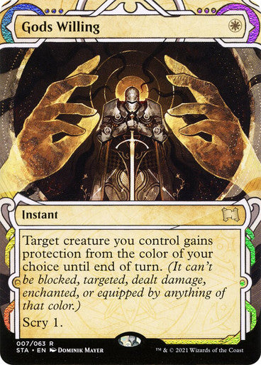 Gods Willing  7 (Strixhaven: Mystical Archives)  - Etched Foil | Good Games Modbury