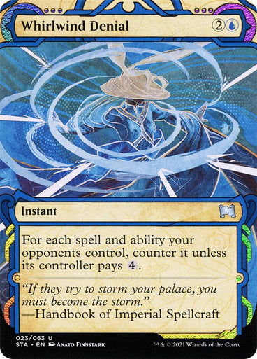 Whirlwind Denial  23 (Strixhaven: Mystical Archives)  - Etched Foil | Good Games Modbury