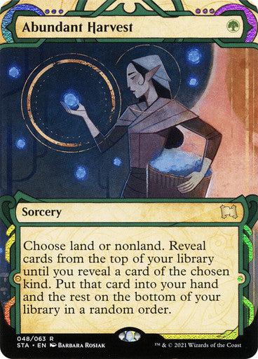 Abundant Harvest  48 (Strixhaven: Mystical Archives)  - Etched Foil | Good Games Modbury