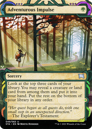 Adventurous Impulse  49 (Strixhaven: Mystical Archives)  - Etched Foil | Good Games Modbury