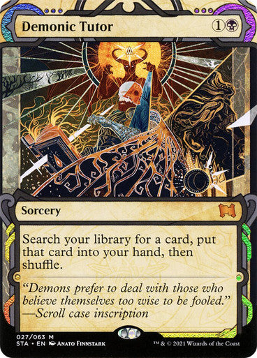 Demonic Tutor  27 (Strixhaven: Mystical Archive)  - Etched Foil | Good Games Modbury