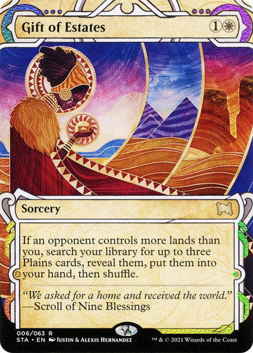 Gift of Estates  6 (Strixhaven: Mystical Archives)  - Etched Foil | Good Games Modbury