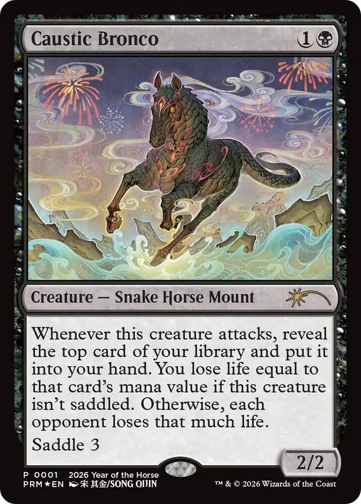 Caustic Bronco Year of the Horse 2026 1 (Standard Showdown Promos)  - Foil | Good Games Modbury