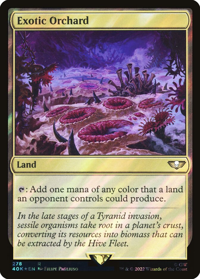 Exotic Orchard  278 (Universes Beyond: Warhammer 40,000)  - Surge Foil | Good Games Modbury