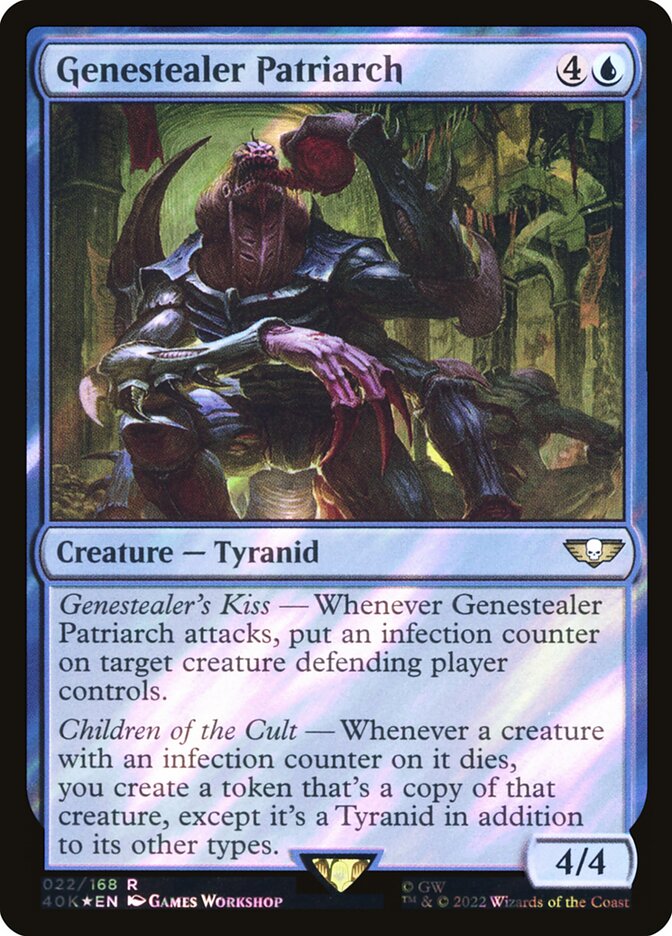 Genestealer Patriarch  22★/617 (Universes Beyond: Warhammer 40,000)  - Surge Foil | Good Games Modbury