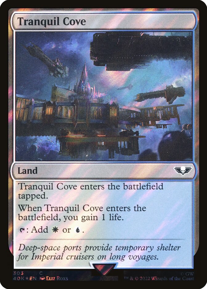 Tranquil Cove  303★/617 (Universes Beyond: Warhammer 40,000)  - Surge Foil | Good Games Modbury