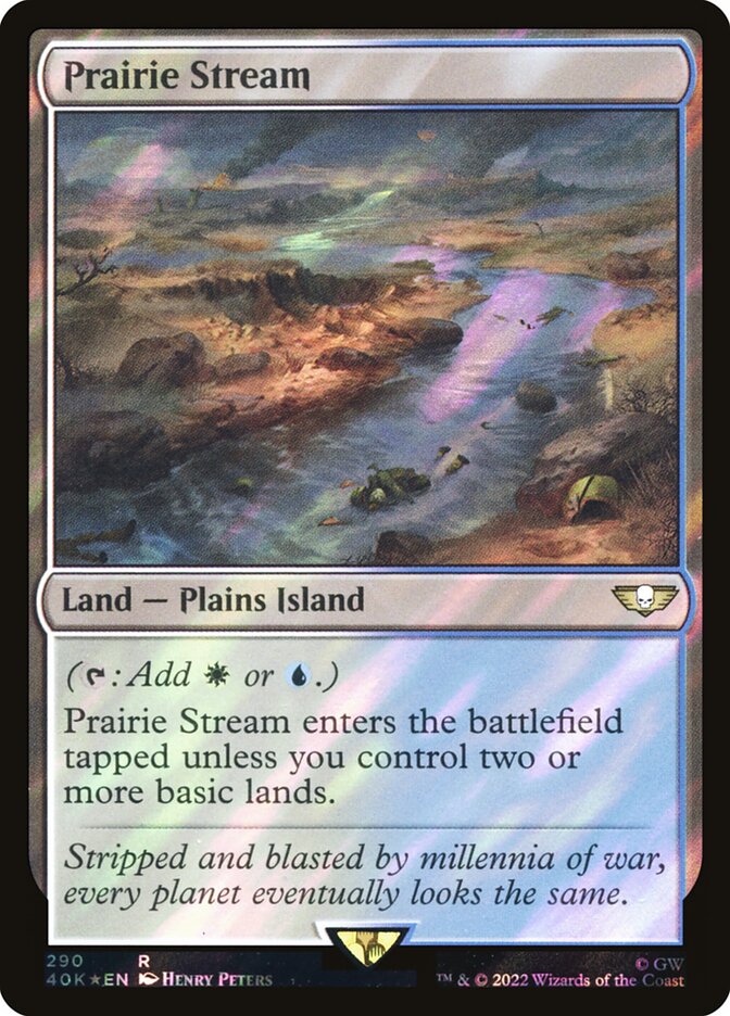 Prairie Stream  290★/617 (Universes Beyond: Warhammer 40,000)  - Surge Foil | Good Games Modbury