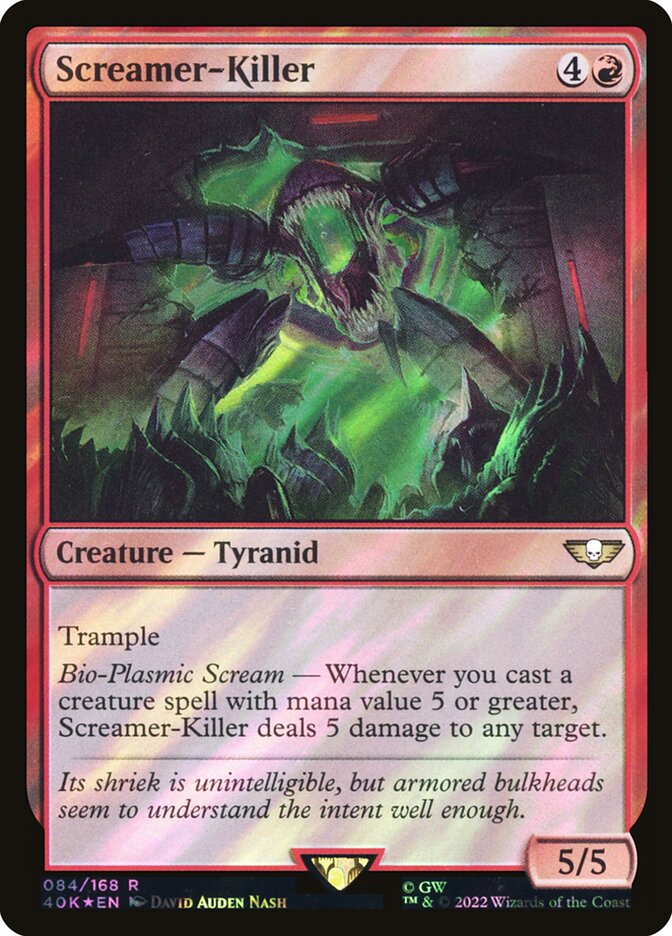 Screamer Killer  84★/617 (Universes Beyond: Warhammer 40,000)  - Surge Foil | Good Games Modbury
