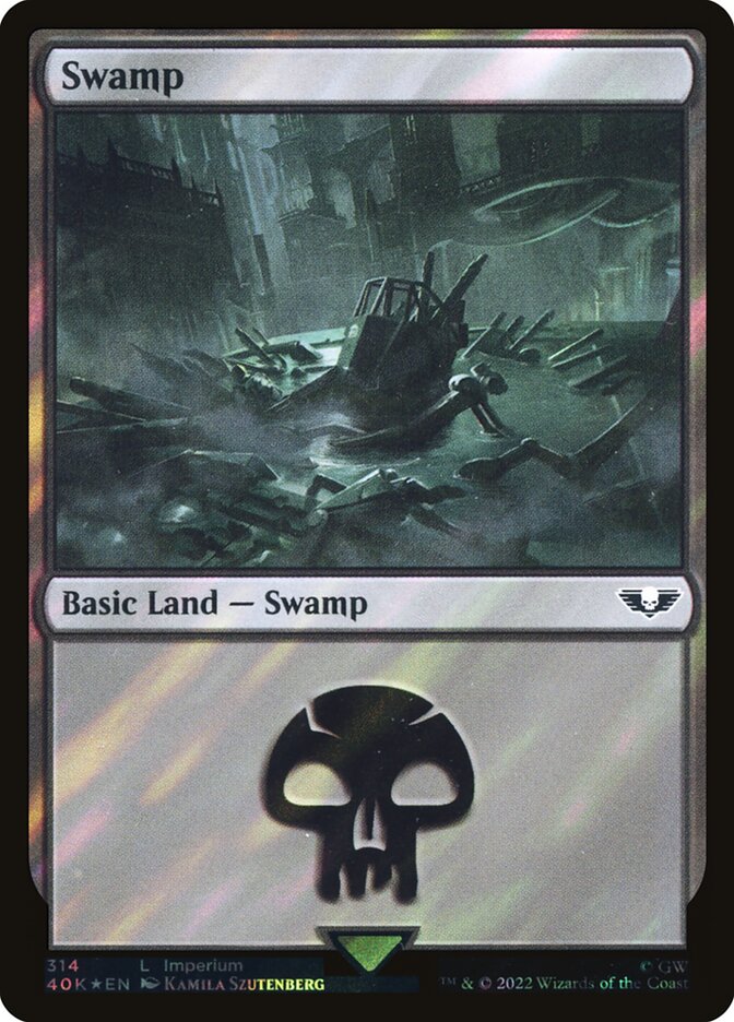 Swamp  314★/617 (Universes Beyond: Warhammer 40,000)  - Surge Foil | Good Games Modbury