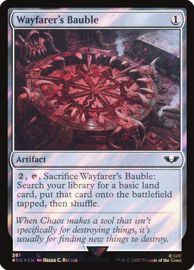 Wayfarers Bauble  261★/617 (Universes Beyond: Warhammer 40,000)  - Surge Foil | Good Games Modbury