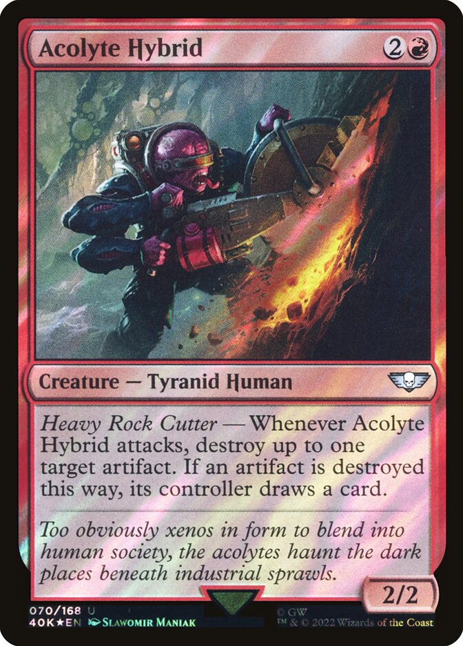 Acolyte Hybrid  70★/617 (Universes Beyond: Warhammer 40,000)  - Surge Foil | Good Games Modbury