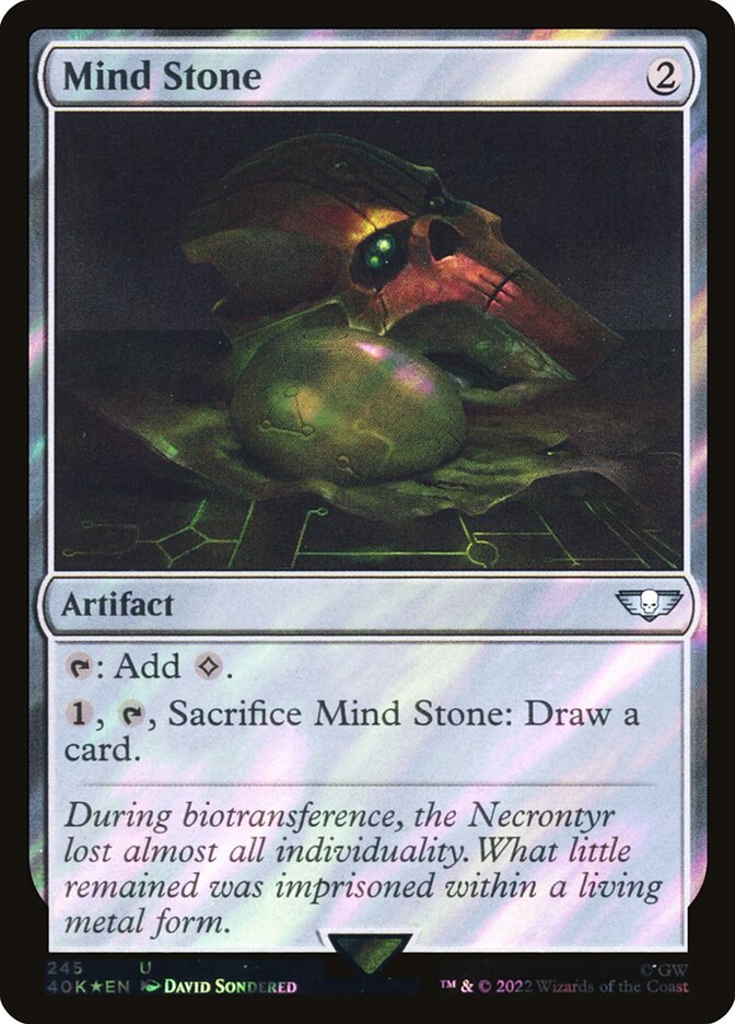 Mind Stone  245★/617 (Universes Beyond: Warhammer 40,000)  - Surge Foil | Good Games Modbury