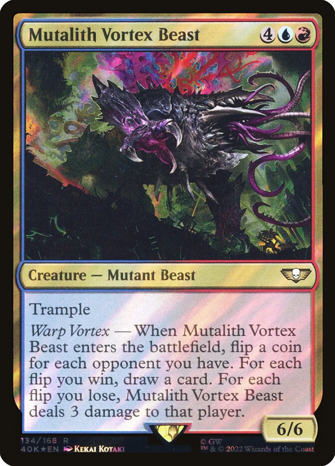 Mutalith Vortex Beast  134★/617 (Universes Beyond: Warhammer 40,000)  - Surge Foil | Good Games Modbury