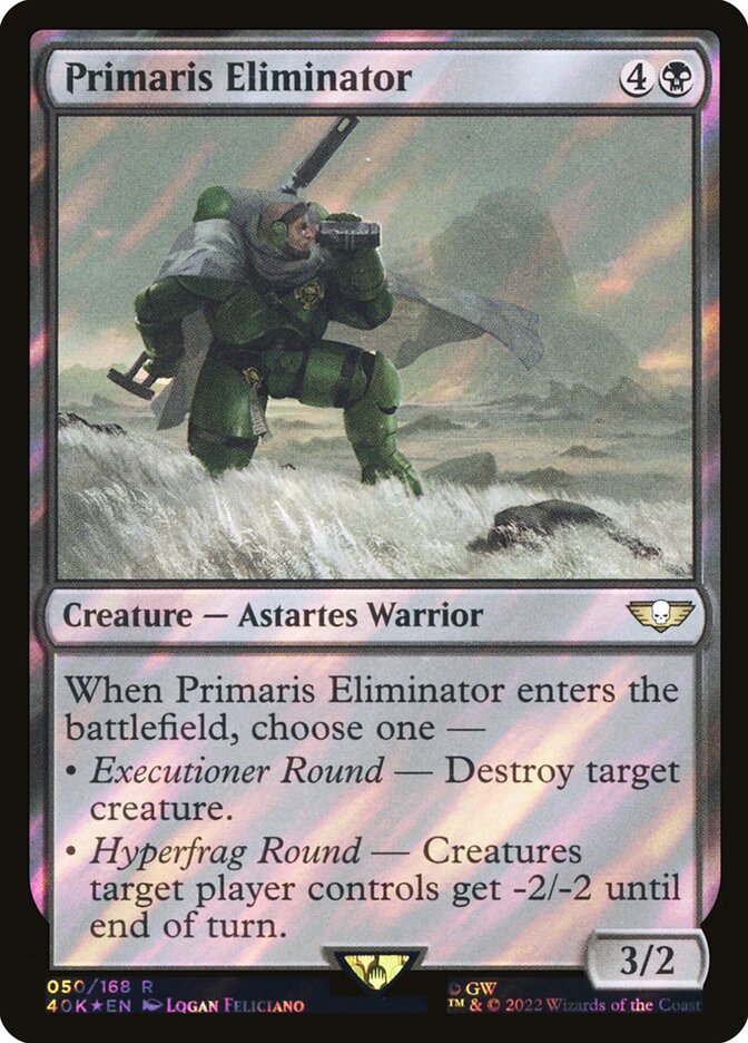 Primaris Eliminator  50★/617 (Universes Beyond: Warhammer 40,000)  - Surge Foil | Good Games Modbury