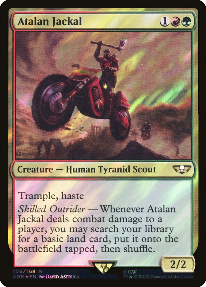 Atalan Jackal  105★/617 (Universes Beyond: Warhammer 40,000)  - Surge Foil | Good Games Modbury