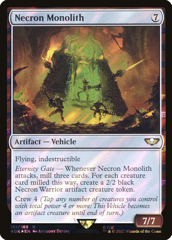 Necron Monolith  161★/617 (Universes Beyond: Warhammer 40,000)  - Surge Foil | Good Games Modbury