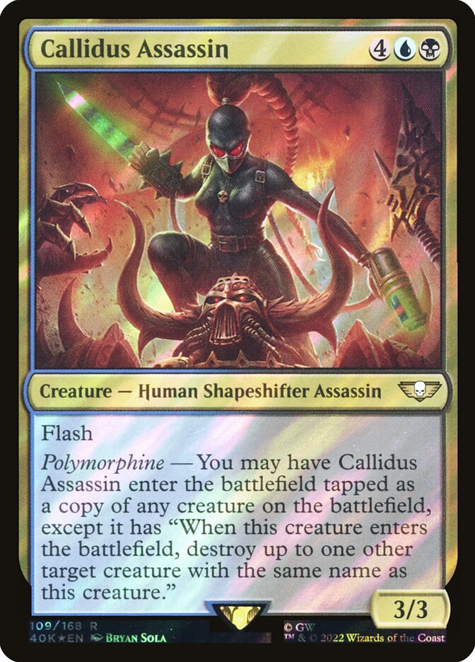 Callidus Assassin  109★/617 (Universes Beyond: Warhammer 40,000)  - Surge Foil | Good Games Modbury
