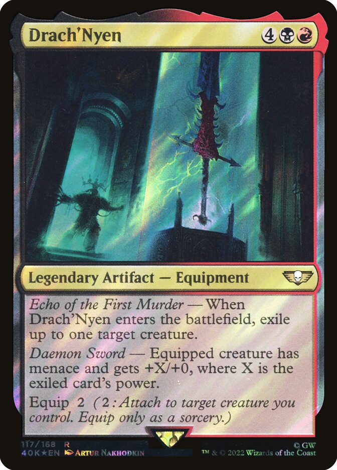 Drach'Nyen  117★/617 (Universes Beyond: Warhammer 40,000)  - Surge Foil | Good Games Modbury