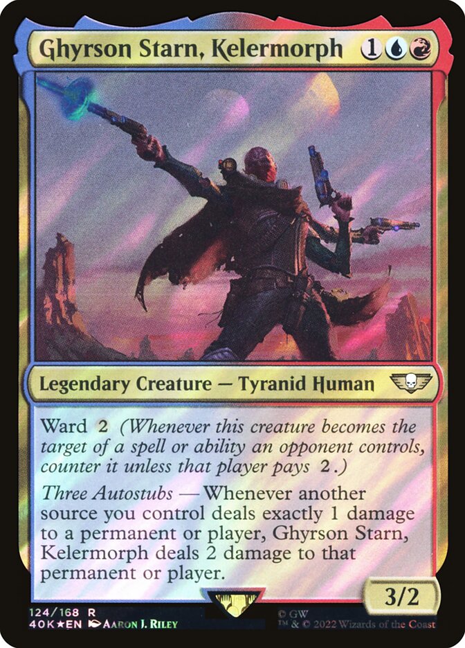 Ghyrson, Starn Kelermorph 124 (Universes Beyond: Warhammer 40,000)  - Surge Foil | Good Games Modbury