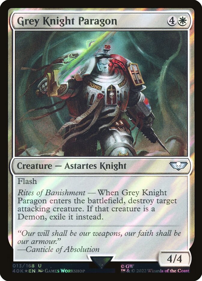 Grey Knight Paragon  13★/617 (Universes Beyond: Warhammer 40,000)  - Surge Foil | Good Games Modbury