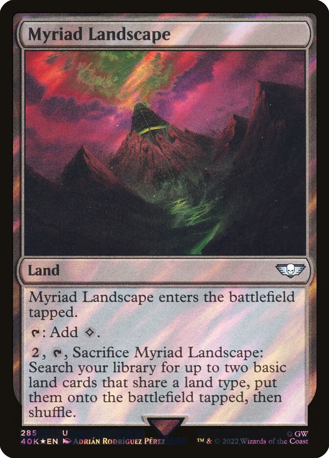 Myriad Landscape 285 (Universes Beyond: Warhammer 40,000)  - Surge Foil | Good Games Modbury