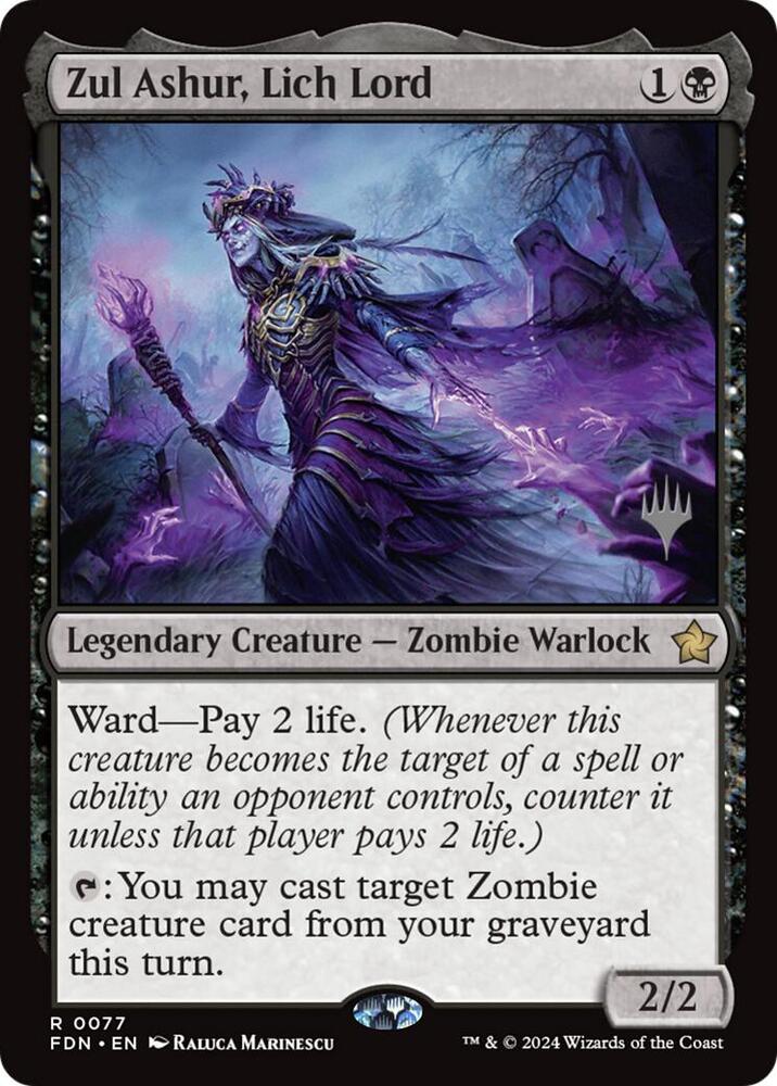 Zul Ashur Lich Lord 77 (Promo Pack: Lorwyn Eclipsed)  | Good Games Modbury