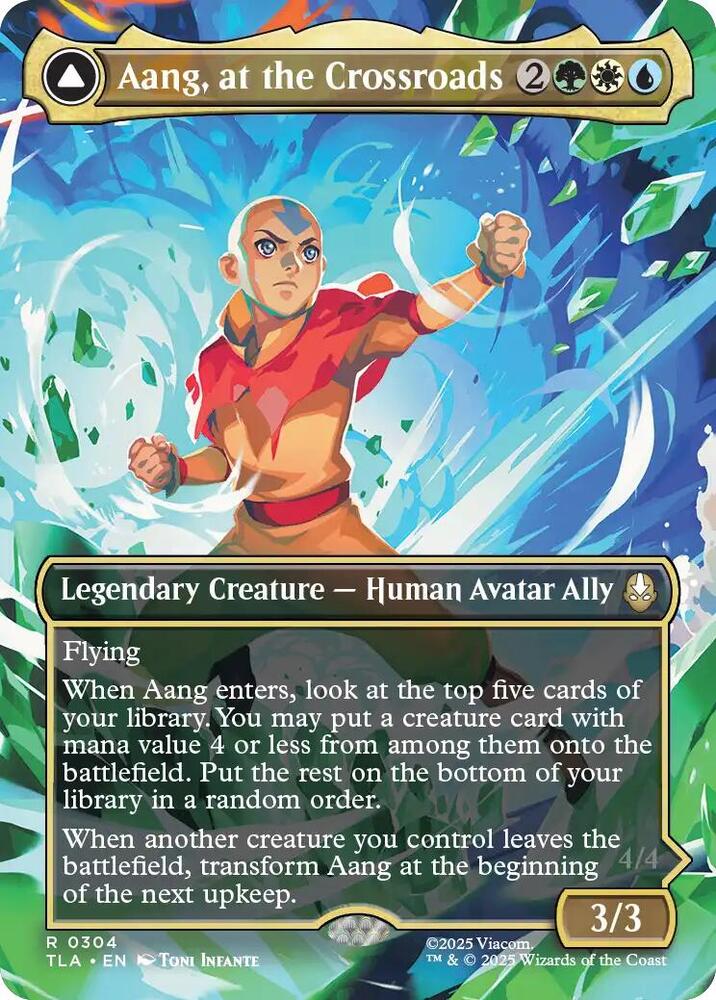 Aang, at the Crossroads (Dupe) 304/286 (Avatar: The Last Airbender)  - Borderless | Good Games Modbury