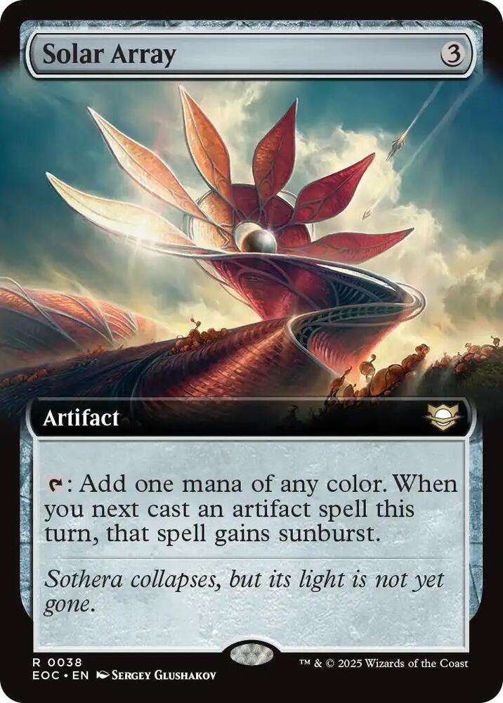 Solar Array Extended Art (Dupe) 38 (Commander: Edge of Eternities)  | Good Games Modbury