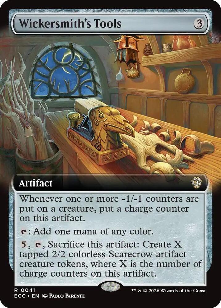 Wickersmiths Tools Extended Art (Dupe) 41 (Commander: Lorwyn Eclipsed)  | Good Games Modbury
