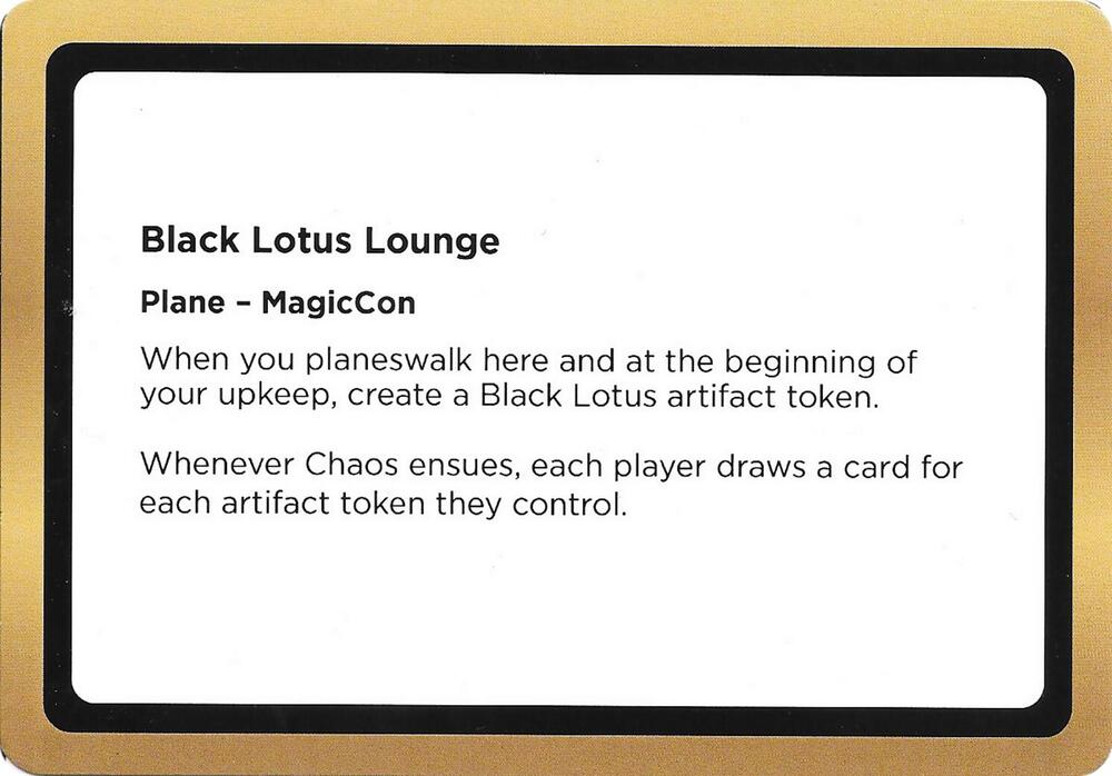 Black Lotus Lounge Black Lotus Unknown Planechase  (Oversize Cards)  | Good Games Modbury