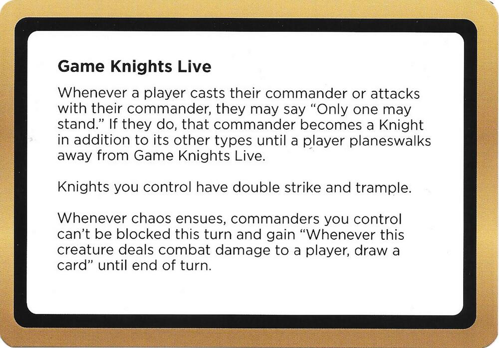 Game Knights Live Black Lotus Unknown Planechase  (Oversize Cards)  | Good Games Modbury