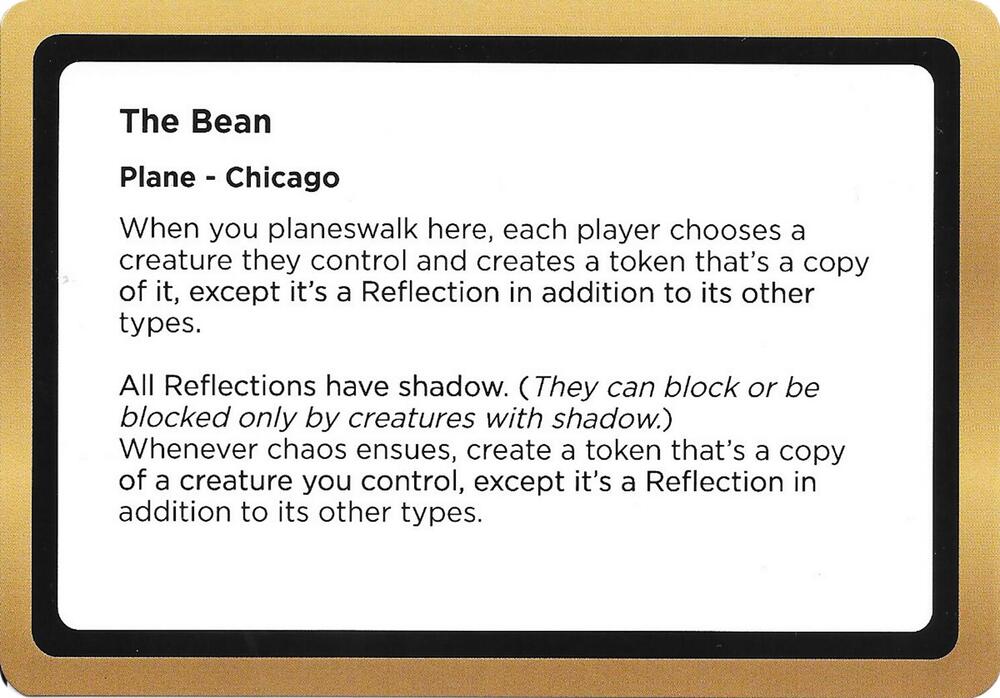 The Bean Black Lotus Unknown Planechase  (Oversize Cards)  | Good Games Modbury