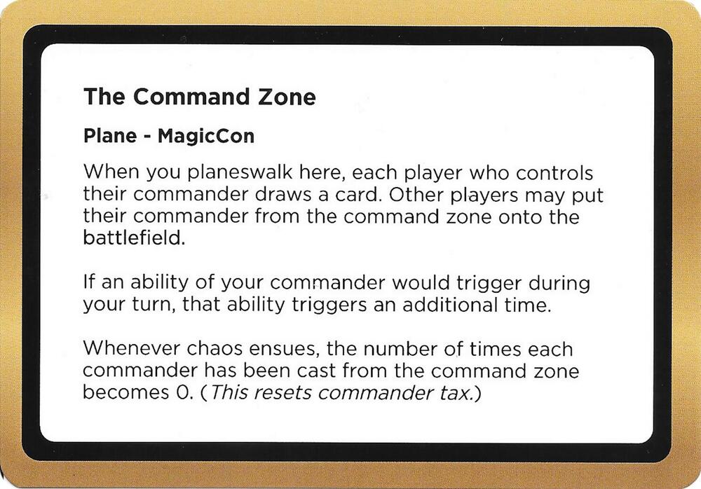 The Command Zone Black Lotus Unknown Planechase  (Oversize Cards)  | Good Games Modbury