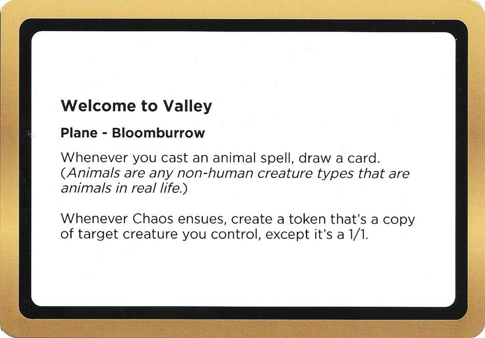 Welcome to Valley Black Lotus Unknown Planechase  (Oversize Cards)  | Good Games Modbury