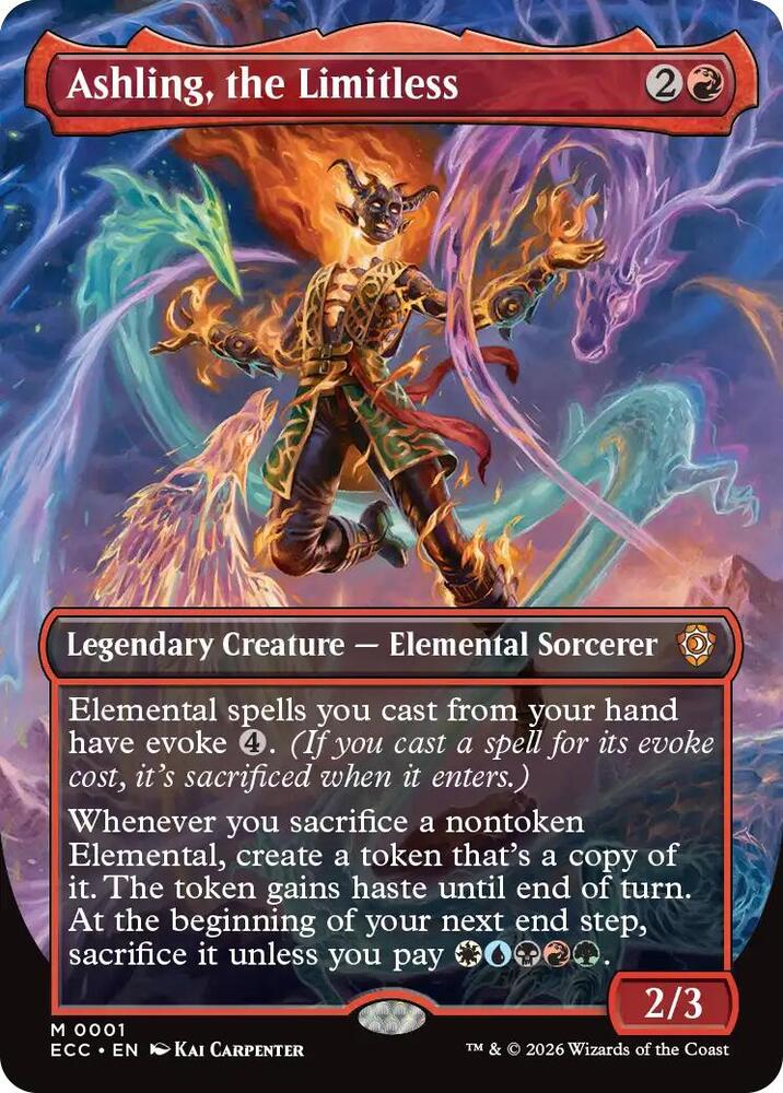 Ashling the Limitless Borderless (Dupe) 1 (Commander: Lorwyn Eclipsed)  - Foil | Good Games Modbury