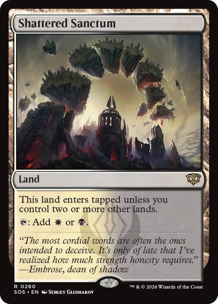 Shattered Sanctum 260 (Secrets of Strixhaven)  - Foil | Good Games Modbury